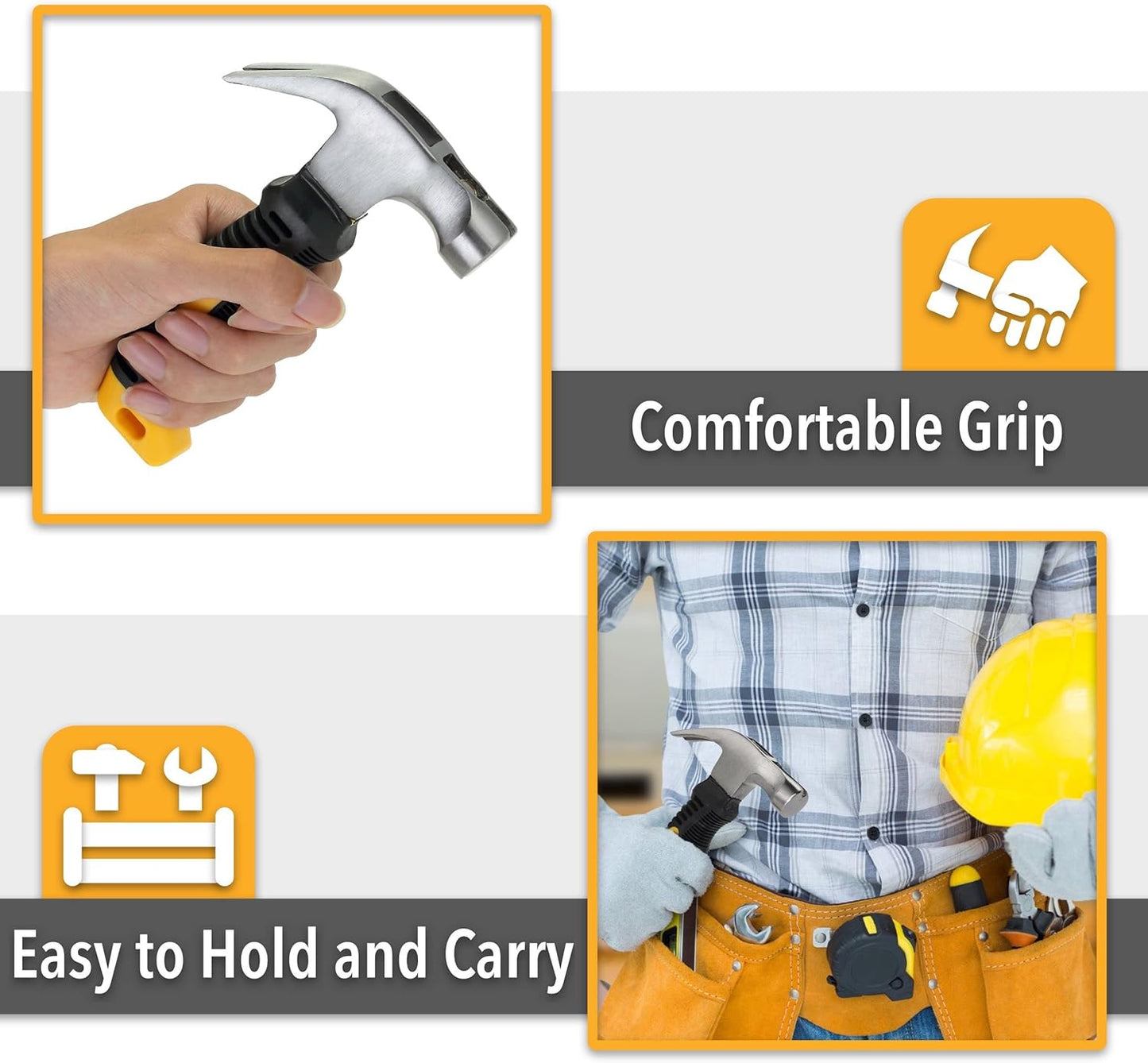 Mr. Pen Small Teal Magnetic Claw Nail Hammer