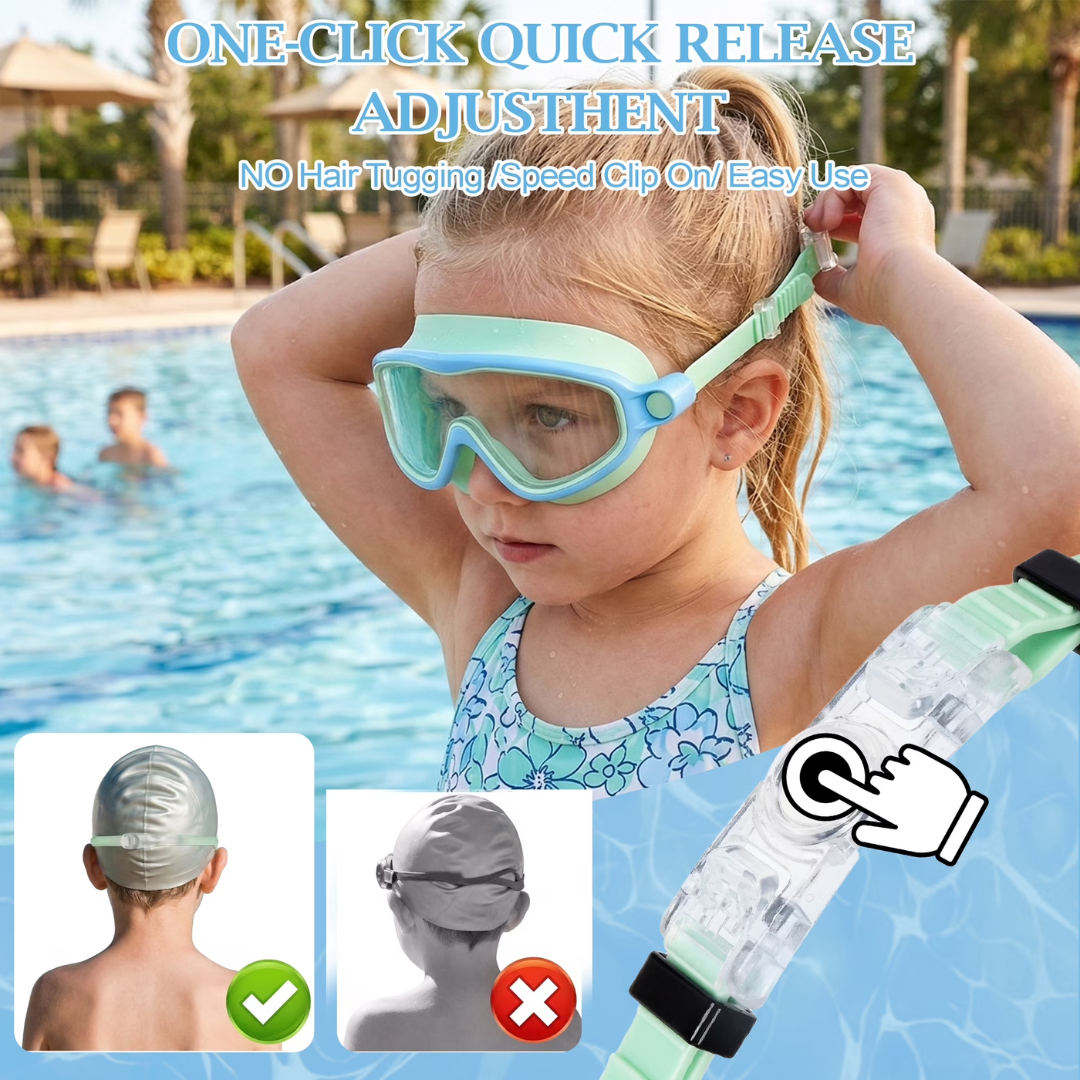 Seago Swim Goggles for Kids, Pack of 2