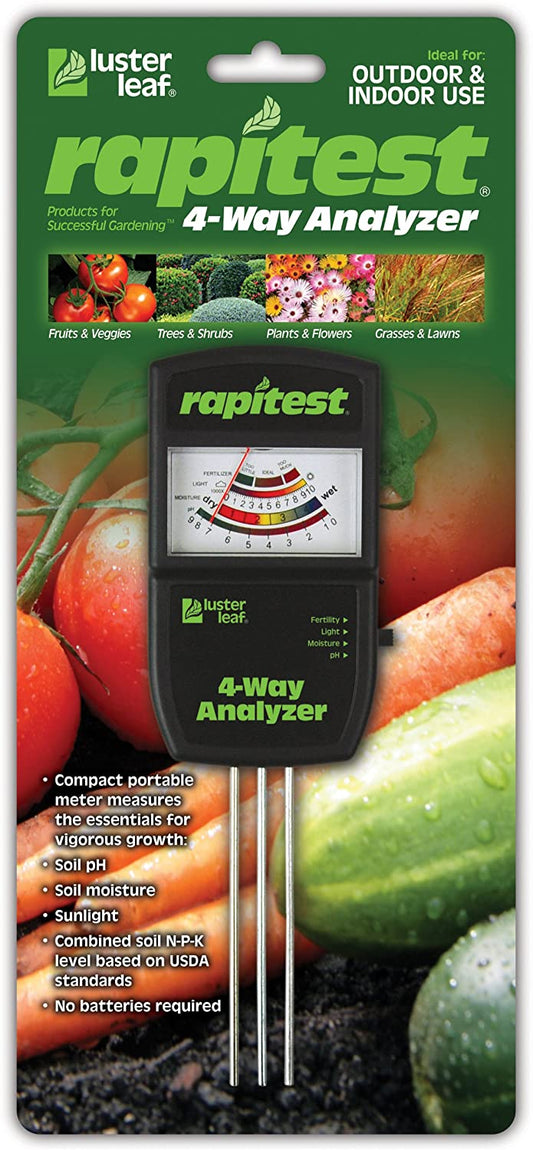 Luster Leaf 1880 Rapitest 4-Way Soil Analyzer