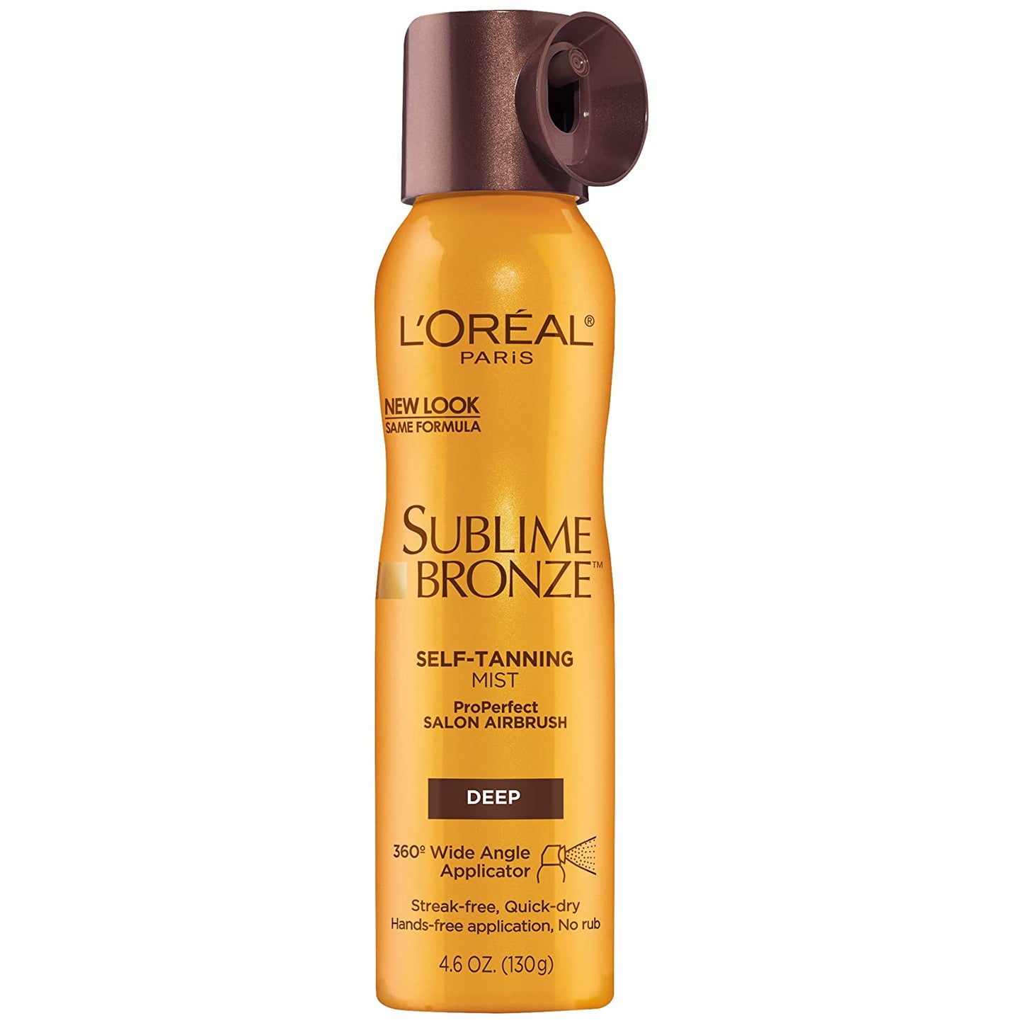 L'Oreal Paris Sublime Bronze Self Tanning Mist Deep, 130 g / 4.6 oz