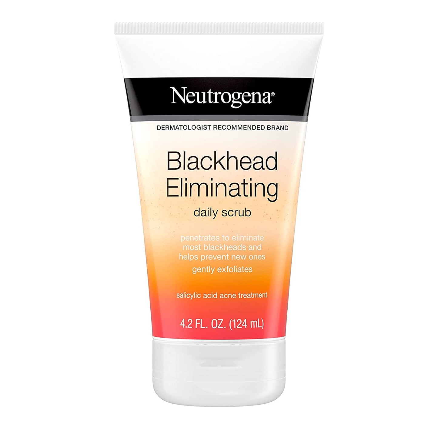 Neutrogena Blackhead Eliminating Daily Facial Scrub With Salicylic Acid Acne Medicine, Exfoliating Face Wash for Blackheads, 4.2 oz