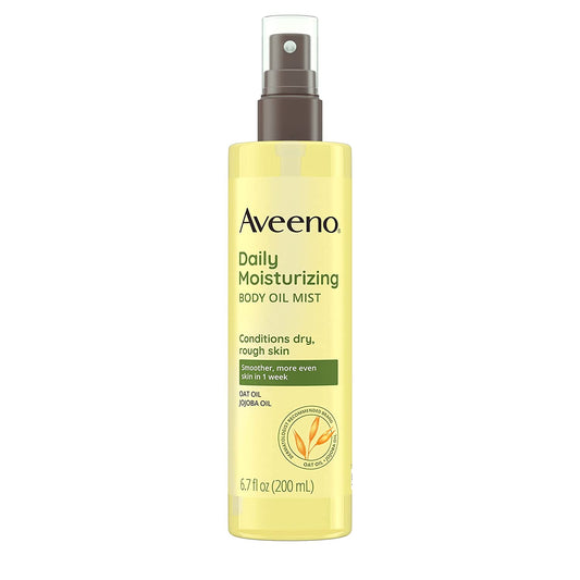 Aveeno Daily Moisturizing Dry Body Oil Mist with Oat Oil & Jojoba Oil 200ml / 6.7 fl oz