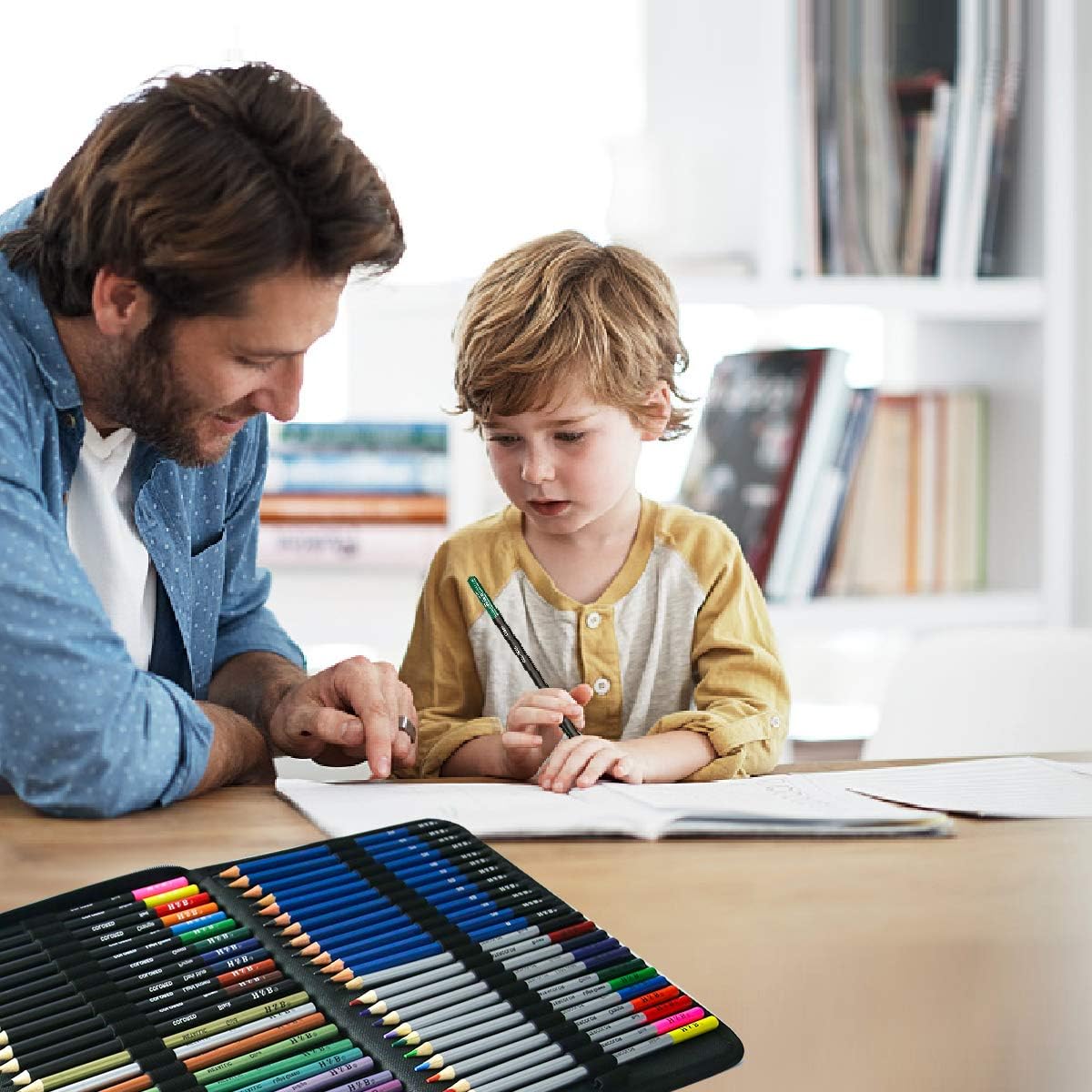 H & B Drawing Supplies Sketching Set,Art Kit include Drawing & Colored Pencils for Adults Artists Kids.Pro Art Sketch Supplies with Sketchpad,Watercolor & Metallic Pencils, 72 Pcs.