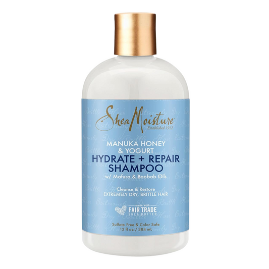 Shea Moisture Manuka Honey & Yogurt Hydrate + Repair Shampoo, 13 fl oz (384 ml)