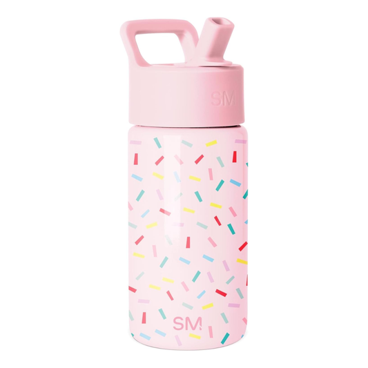 Simple Modern Kids Summit Water Bottle with Straw Lid Confetti, 14 oz