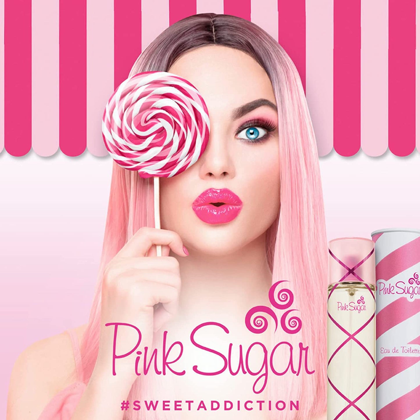 Pink Sugar Candy Dream Shower Gel, Lotion and Perfume 3-Piece Set - 50ml / 1.7 fl oz