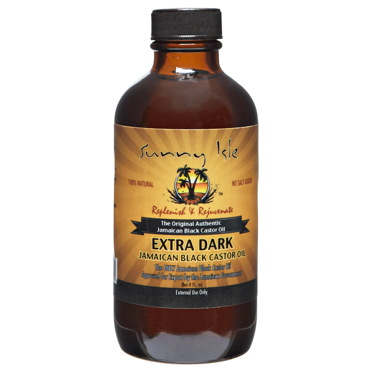 Sunny Isle Jamaican Black Castor Oil 100% Natural High Potency Treatment For Hair  (8OZ)