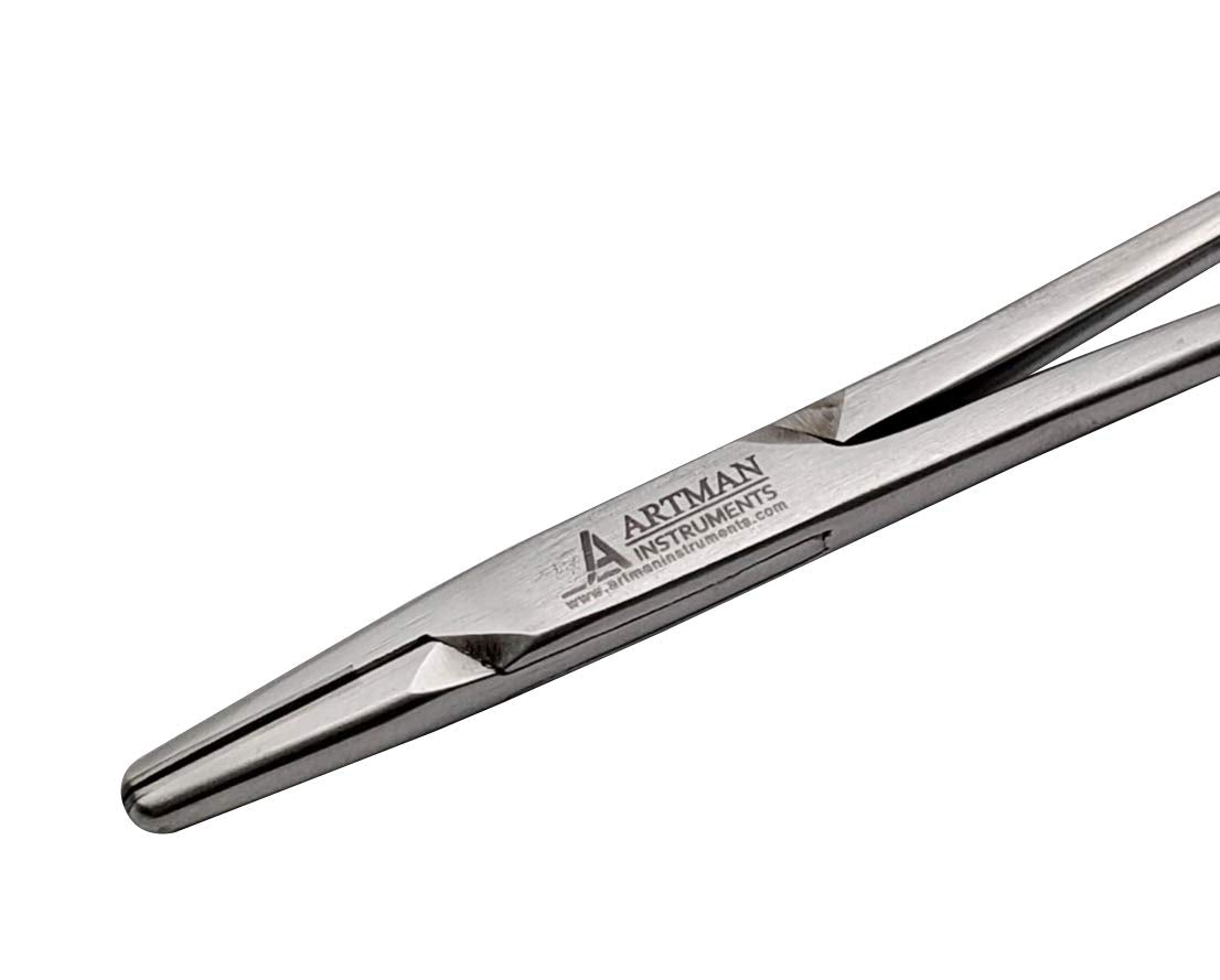 Artman Instrument Mayo Hegar Needle Holder With Tungsten Carbide Inserts