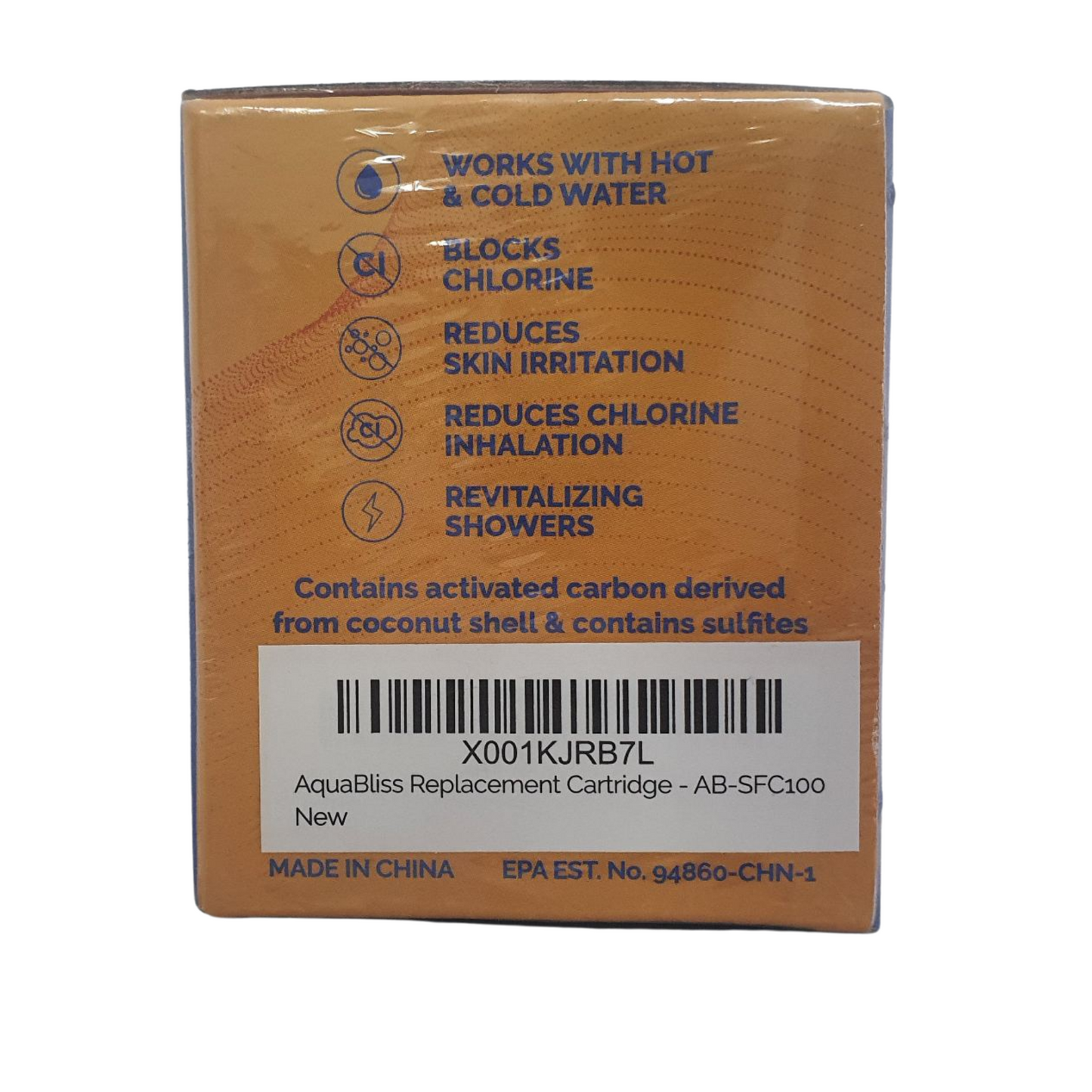 AquaBliss Shower Filter Cartridge Rejuvenation SFC100, 1 Piece (NO BOX)