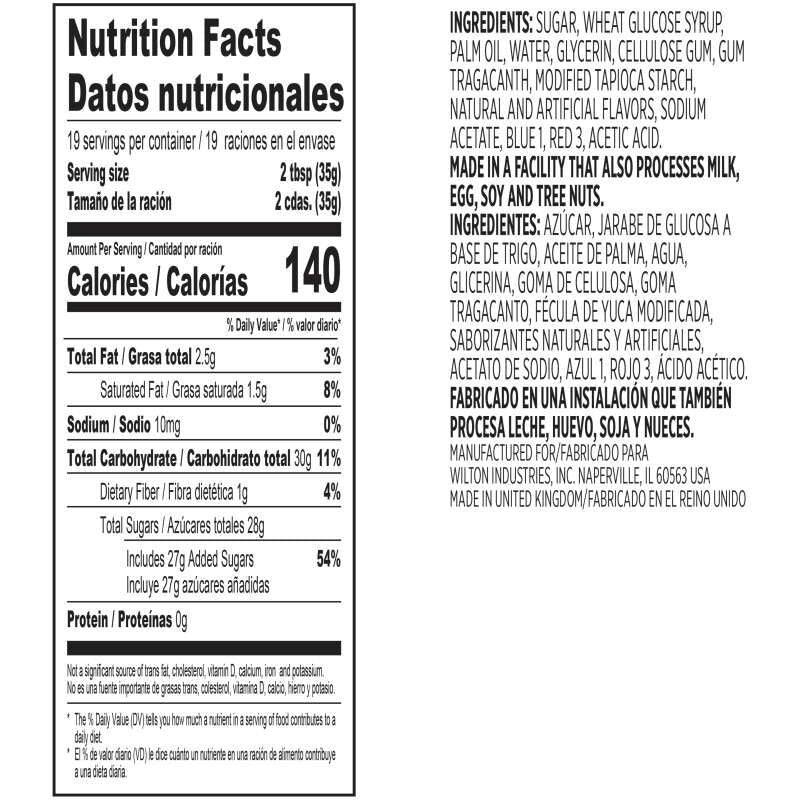 Wilton Decorator Preferred Blue Vanilla Fondant, 24 oz. / 680g