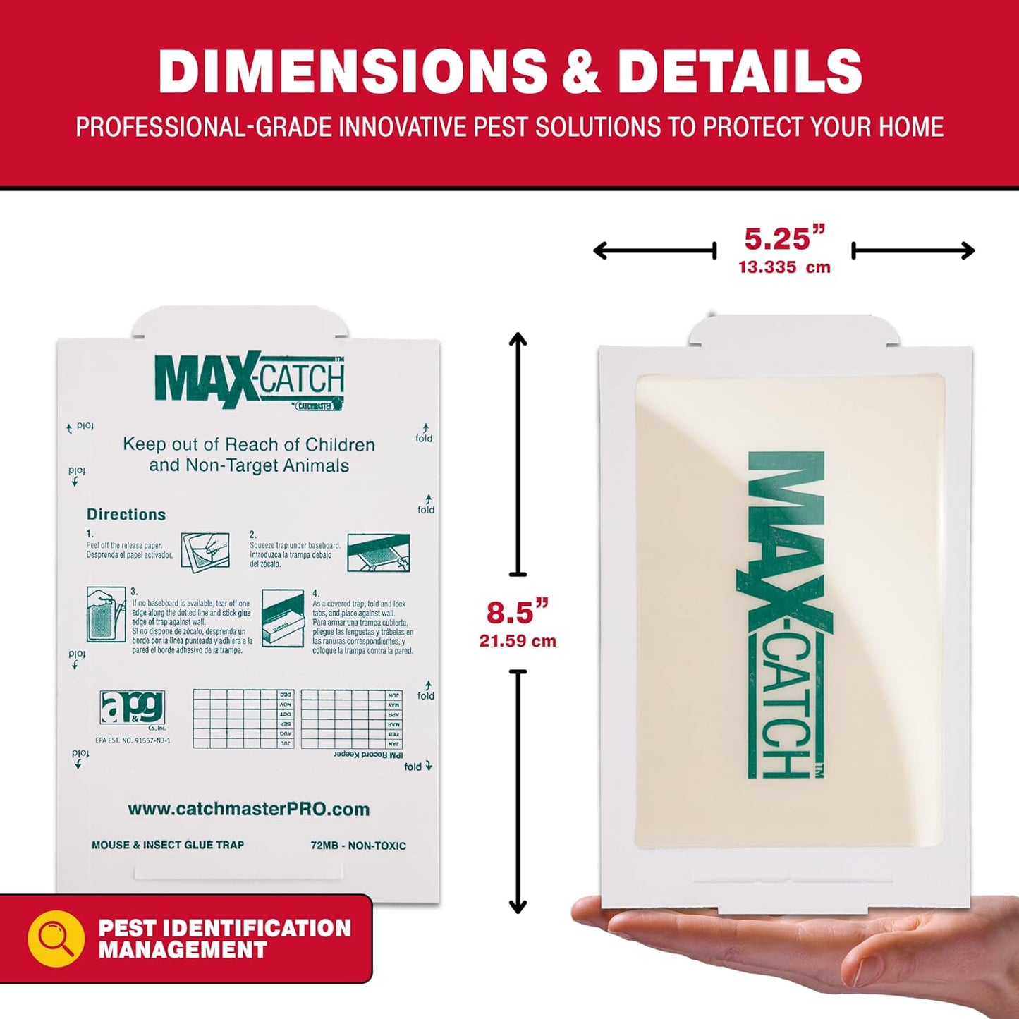 Catchmaster Pest Glue Adhesive Trap 36 Glue Board