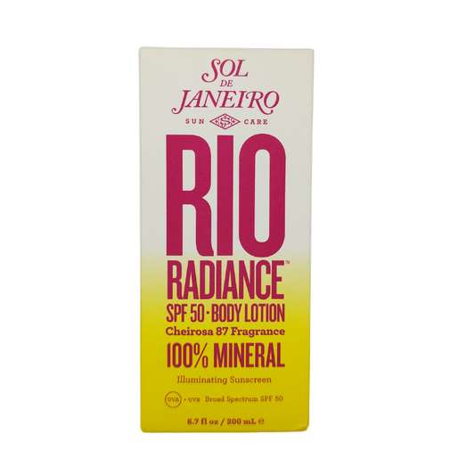 Sol De Janeiro Rio Radiance SPF 50 Body Lotion 100% Illuminating Sunscreen, 200 ml / 6.7 fl. oz.