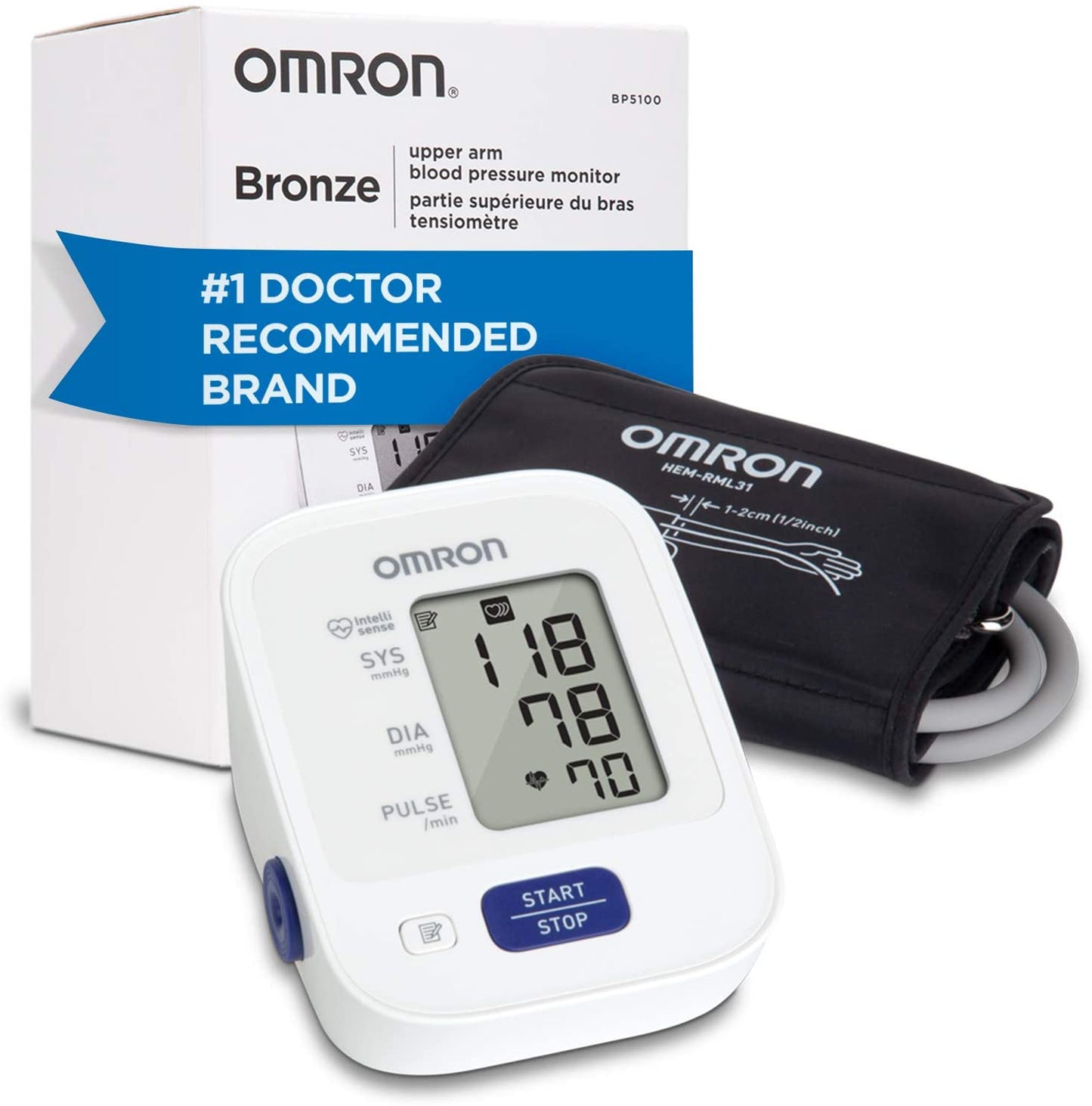Omron BP5100 Bronze Wireless Bluetooth Upper Arm Cuff Blood Pressure BP Monitor Machine