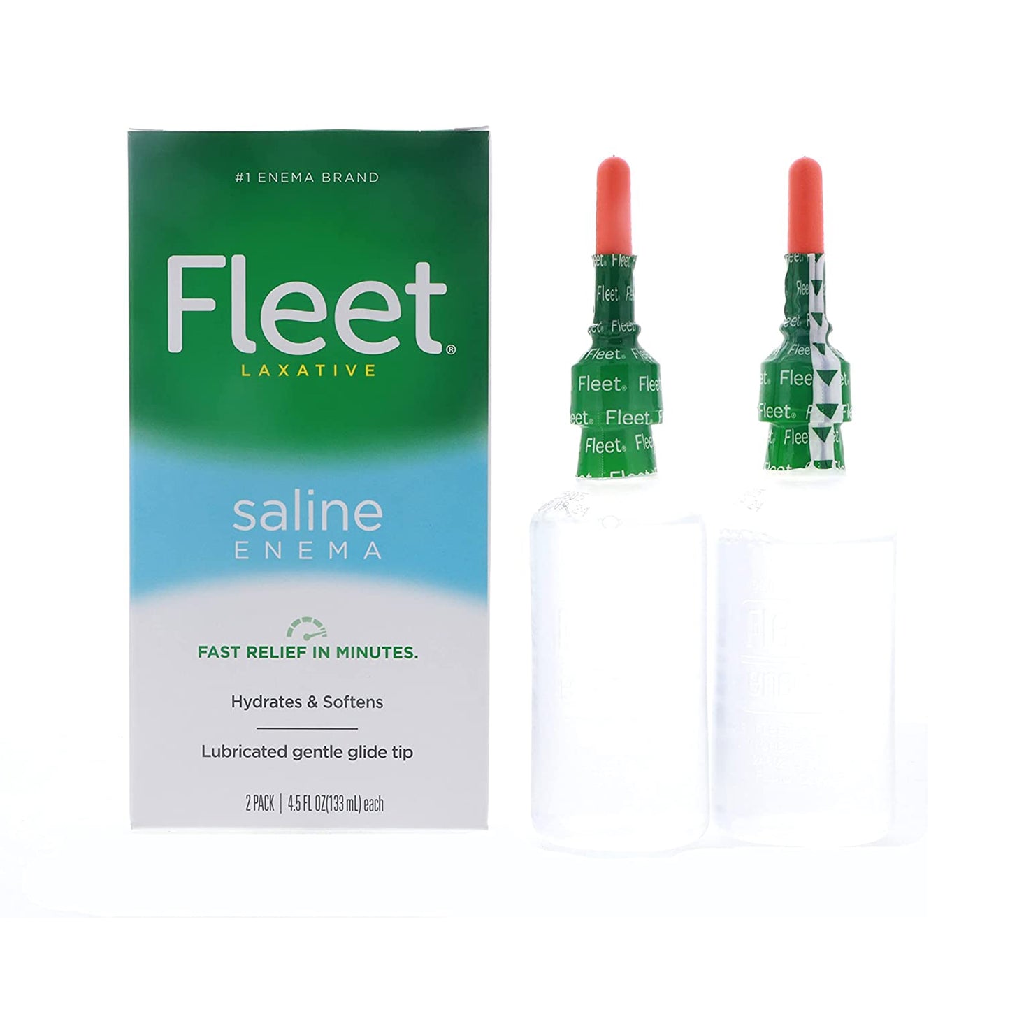 Fleet Laxative Saline Enema Fast Relief In Minutes Hydrates & Softens