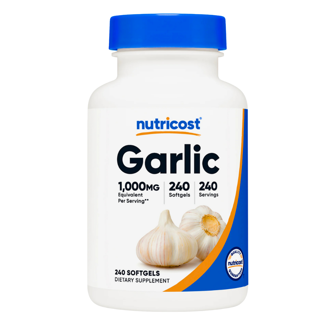 Nutricost Garlic 1000mg Supplement 240 Softgels