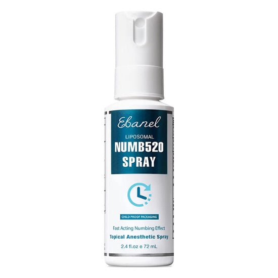 Ebanel Liposomal Numb520 Spray Topical Anesthetic Spray  72 ml