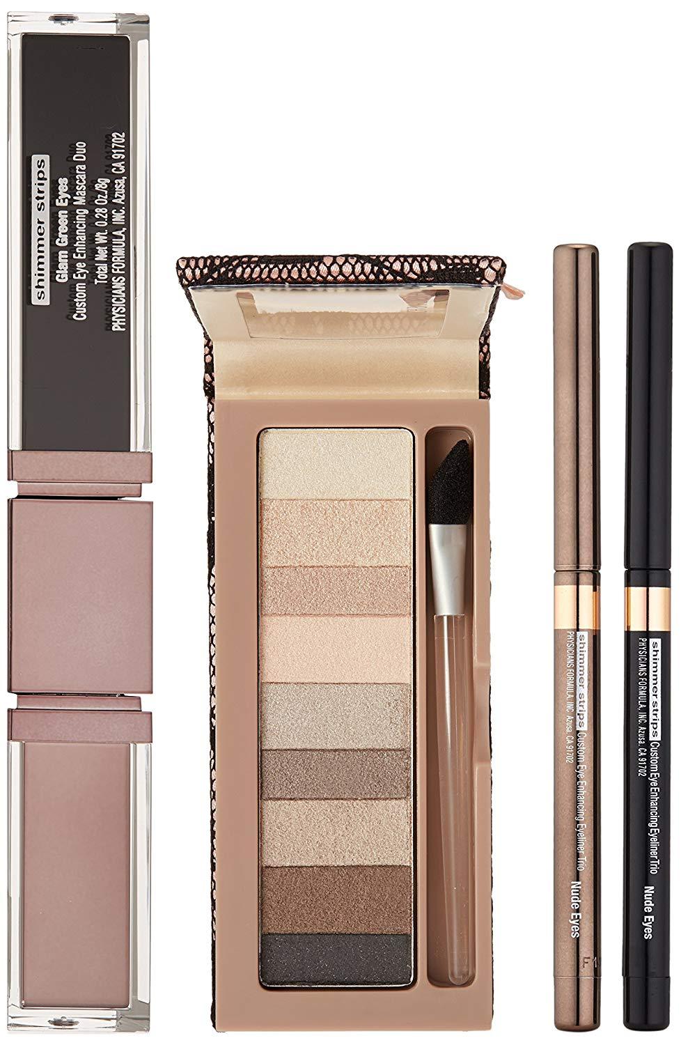 Physicians Formula Shimmer Strips Custom Eye Enhancing Kit (In The Nude Shimmer Strips) Packaging may vary