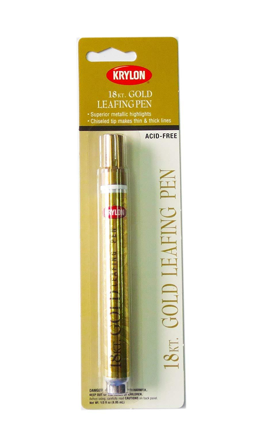 Krylon K09901A00 Leafing Pen, Gold, .33 Ounce