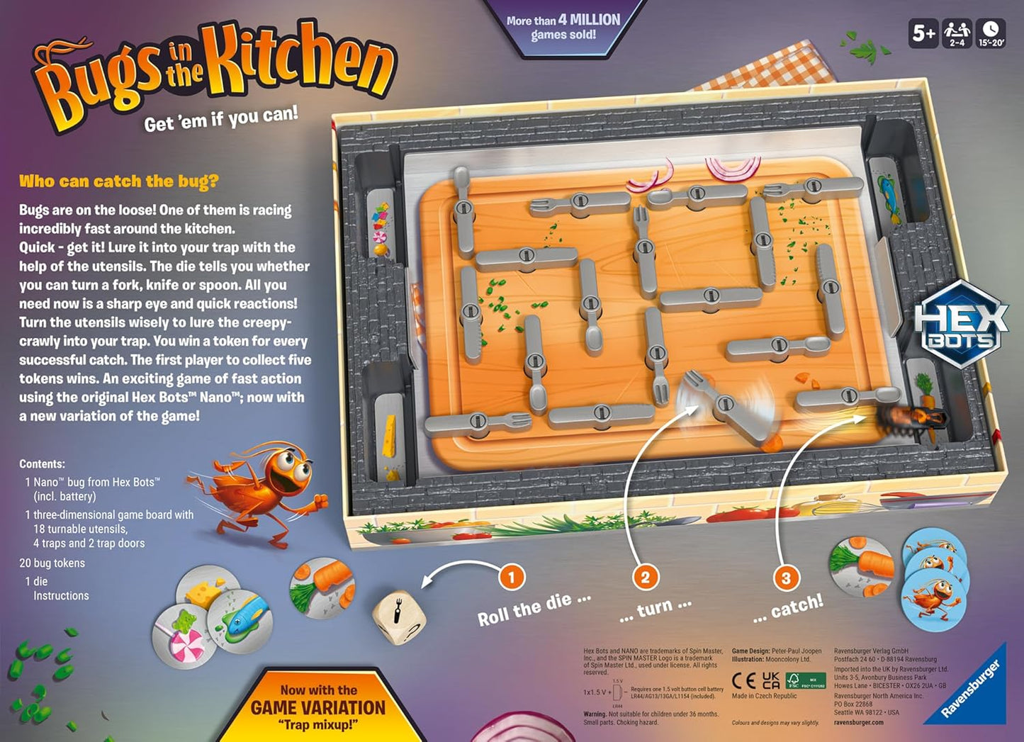 Ravensburger Bugs in the Kitchen Board Game for Ages 5+