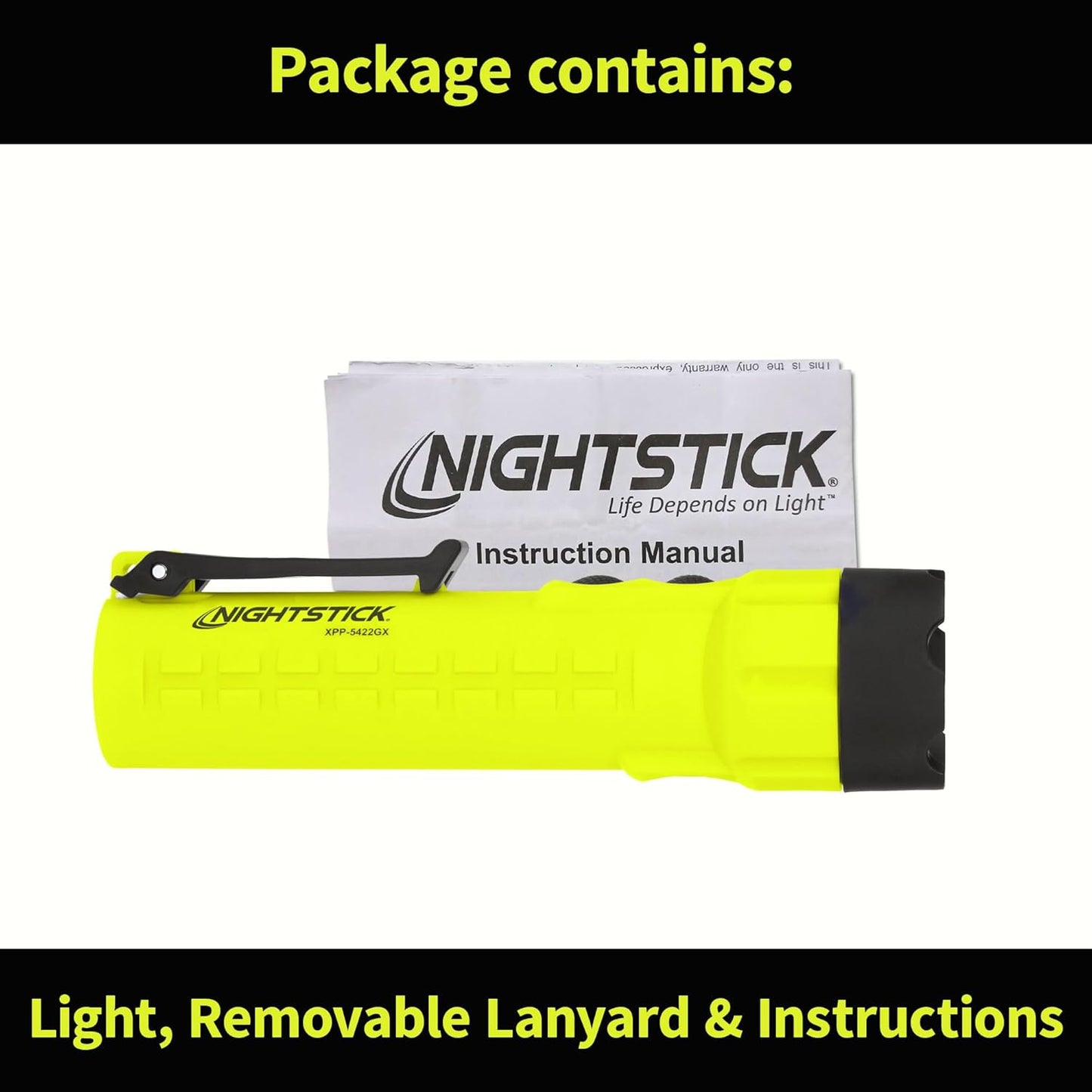 Nightstick Dual Light Flashlight XPP-5422GX 300 Lumens