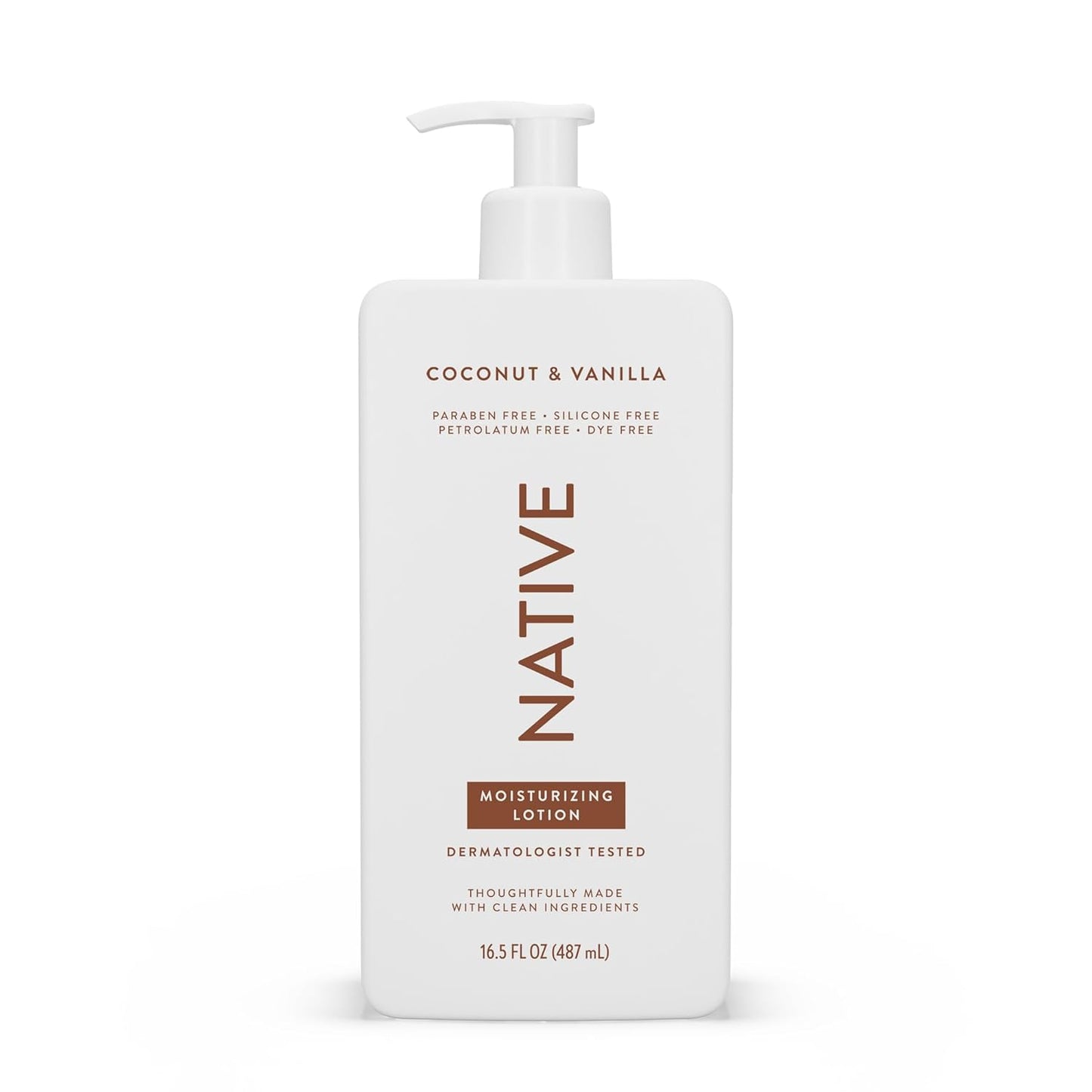 Native Coconut & Vanilla Moisturizing Lotion, 487 ml / 16.5 fl. oz.