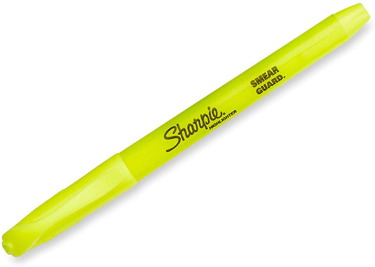 Sharpie Accent Pocket-Style Highlighters, Fluorescent Yellow, Chisel Tip 27025