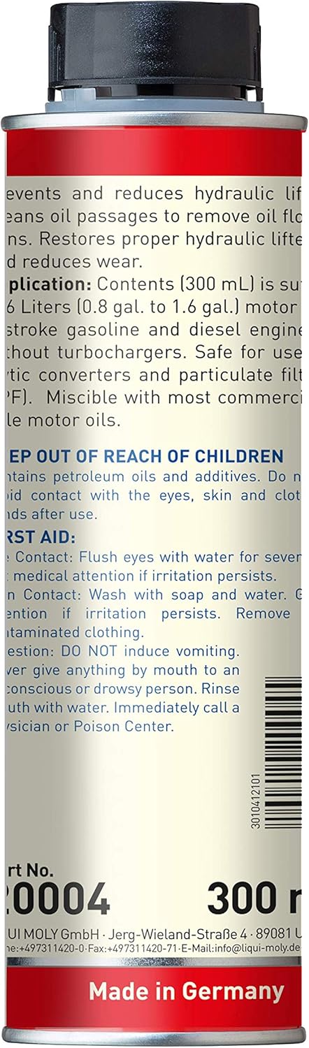 Liqui Moly 20004 Hydraulic Lifter Additive, 300 ml / 10.1 fl. oz