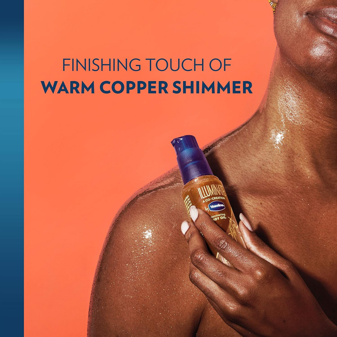 Vaseline Illuminate Me Shimmering Body Oil, 3.3 oz / 97 ml
