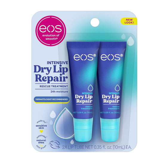 EOS Intensive Dry Lip Repair Rescue Treatment 2-Pack, 10ml / 0.35 fl. oz.