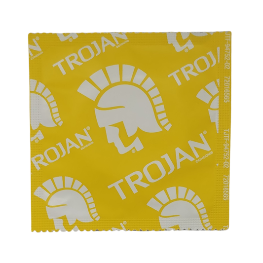 Trojan Ultra Ribbed Lubricated Condom, 1 Piece