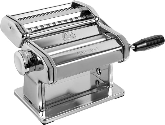 Marcato Classic Atlas 150 Pasta Machine Includes Cutter Hand Crank And Instructions Stainless Steel
