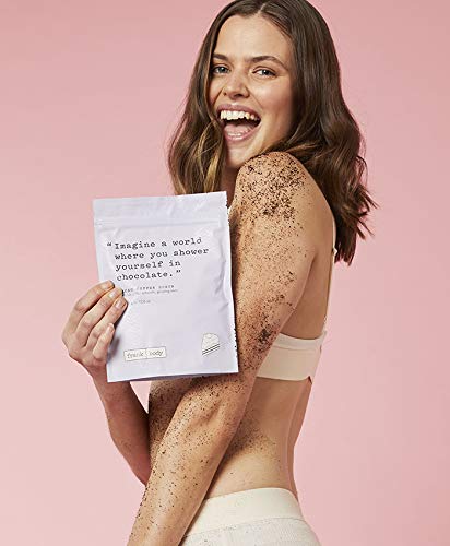 Frank Body Cacao Coffee Scrub, 7.05oz / 200g (Smoothens And Moisturize Skin)