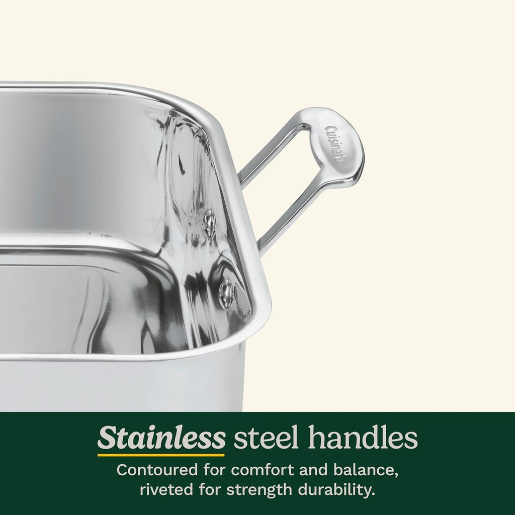 Cuisinart Chef's Classic Stainless Cookware 16" Roasting Pan with Rack