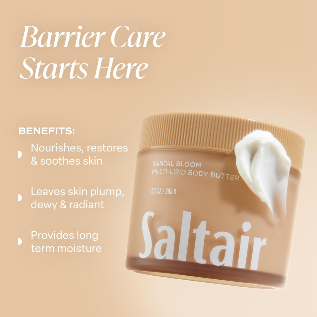 Saltair Santal Bloom Multi-Lipid Body Butter, 10 oz / 283 g