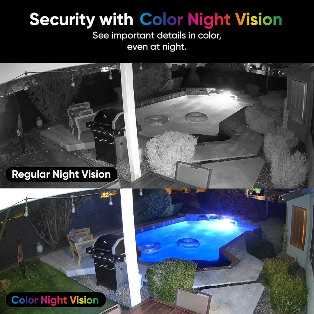 Wyze Cam V4 2.5K AI Indoor/Outdoor Security Camera with Color Night Vision - WYZEC4