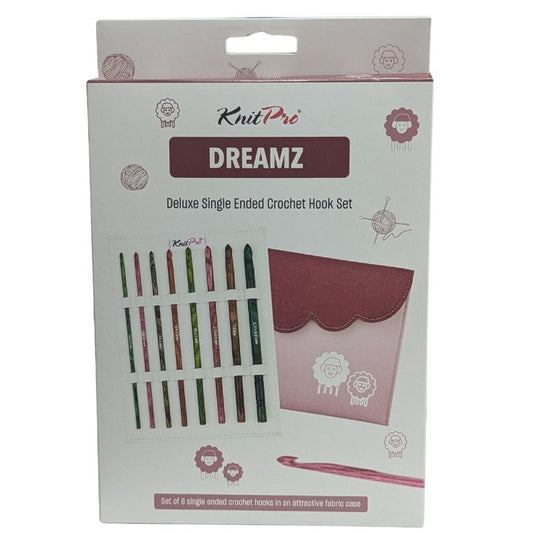 KnitPro Dreamz Deluxe Single Ended Crochet Hook Set - (200649)