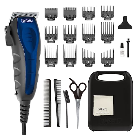 Wahl Clipper Self Cut Hair Cutting Kit Model 79467 With Adjustable Taper Lever