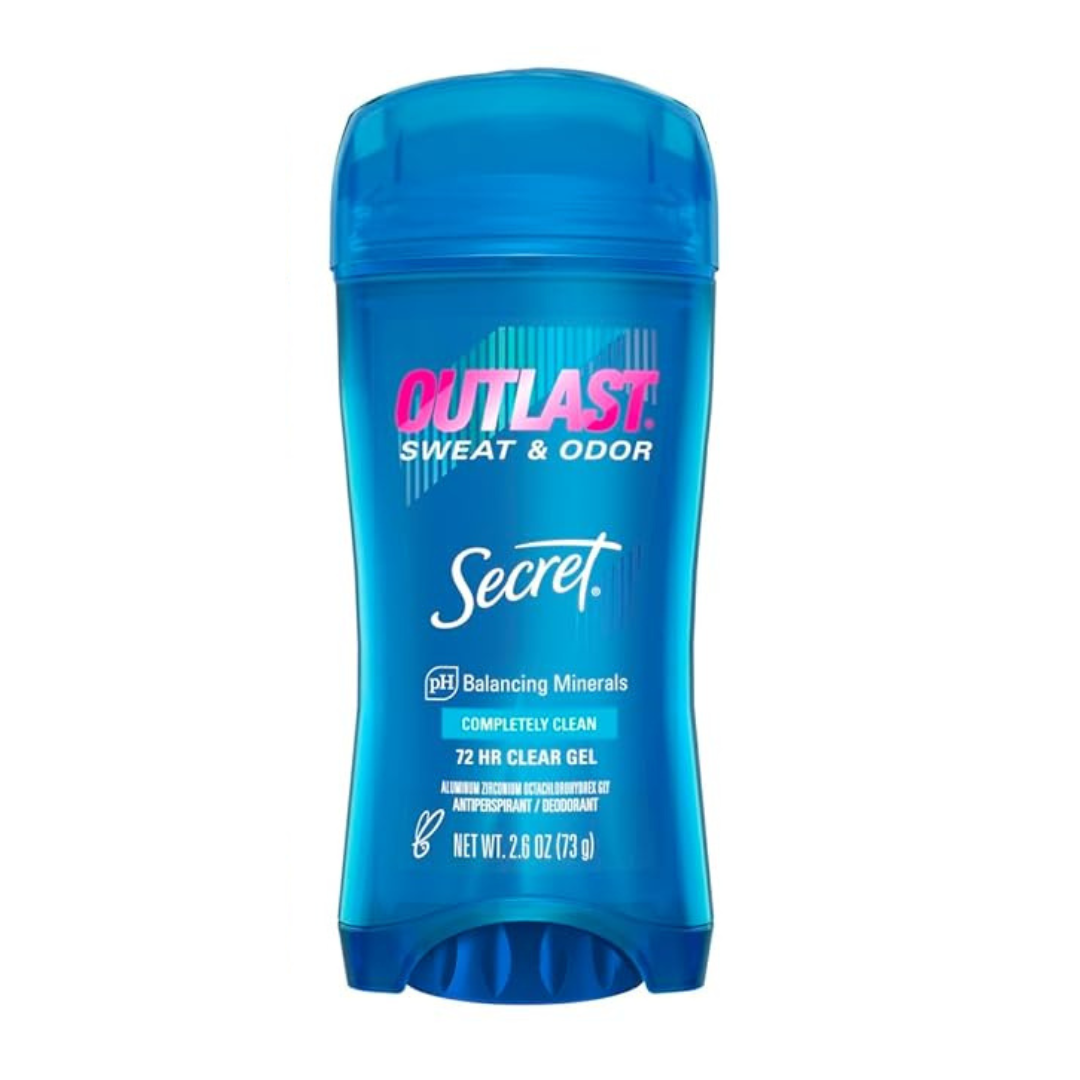 Outlast Secret Completely Clean Deodorant, 73 g / 2.6 oz