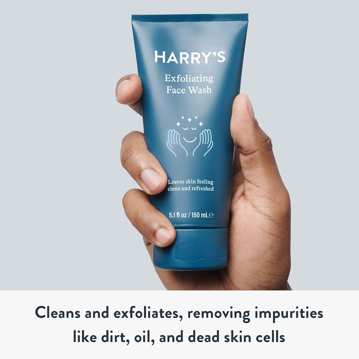 Harry's Exfoliating Face Wash Leaves Skin Feeling Clean And Refreshed 5.1 fl oz / 150ml