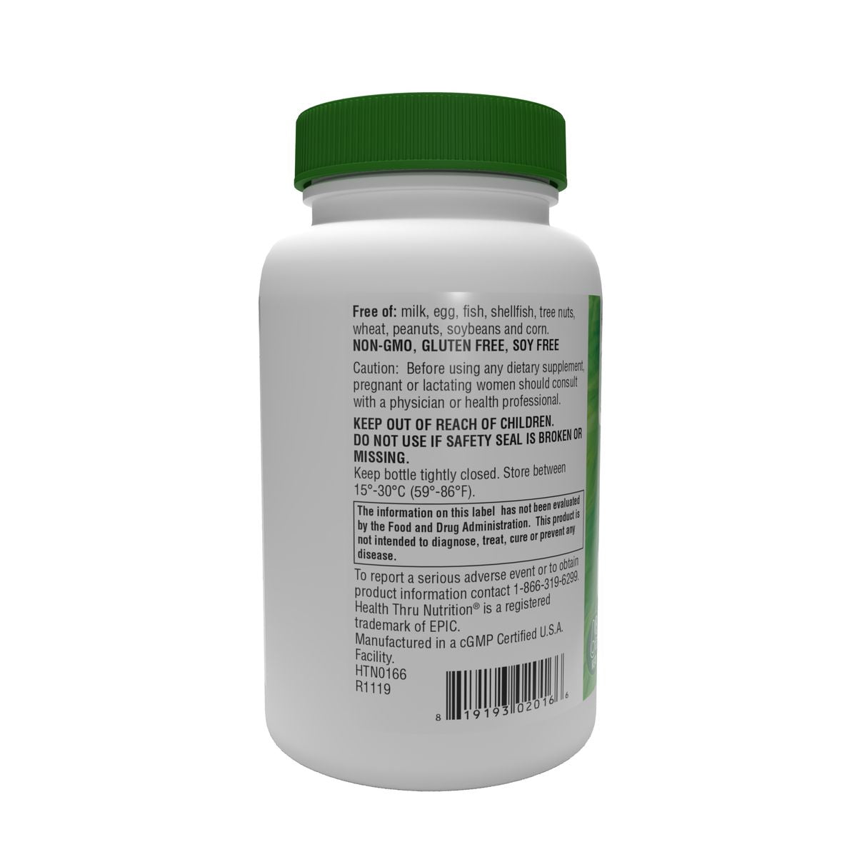 Health Thru Nutrition Caprylic Acid C8:0 Octanoic Acid from 1g Medium Chain Triglycerides 600mg (NON-GMO) 200 Softgels