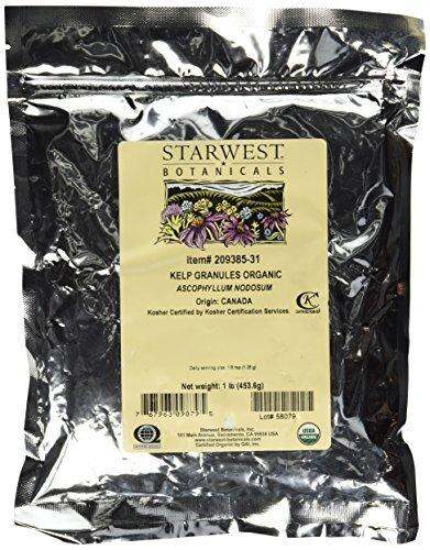 STARWEST BOTANICALS Organic Kelp Granules,1 Pound by Starwest Botanicals