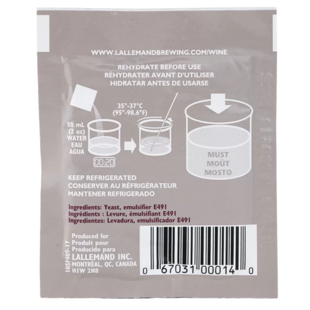 Lalvin ICV D47 Wine Yeast, 5g/0.176 oz, 1 pc