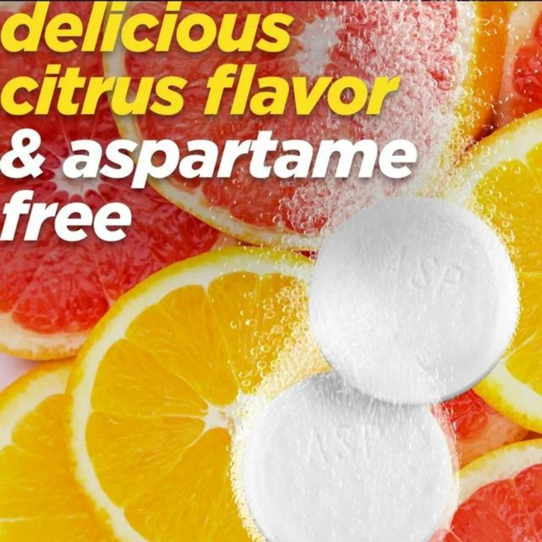 Alka-Seltzer Plus Citrus Flavor, 24 Effervescent Tablets