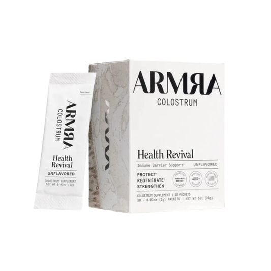 Armra Colostrum Health Revival Unflavored Powder Supplement, 30 Packets