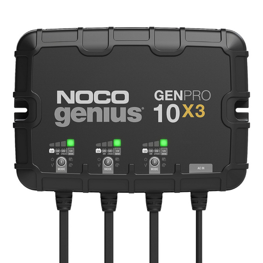NOCO Genius GENPRO10X3 12V 30A 3-Bank On Board Battery Charger