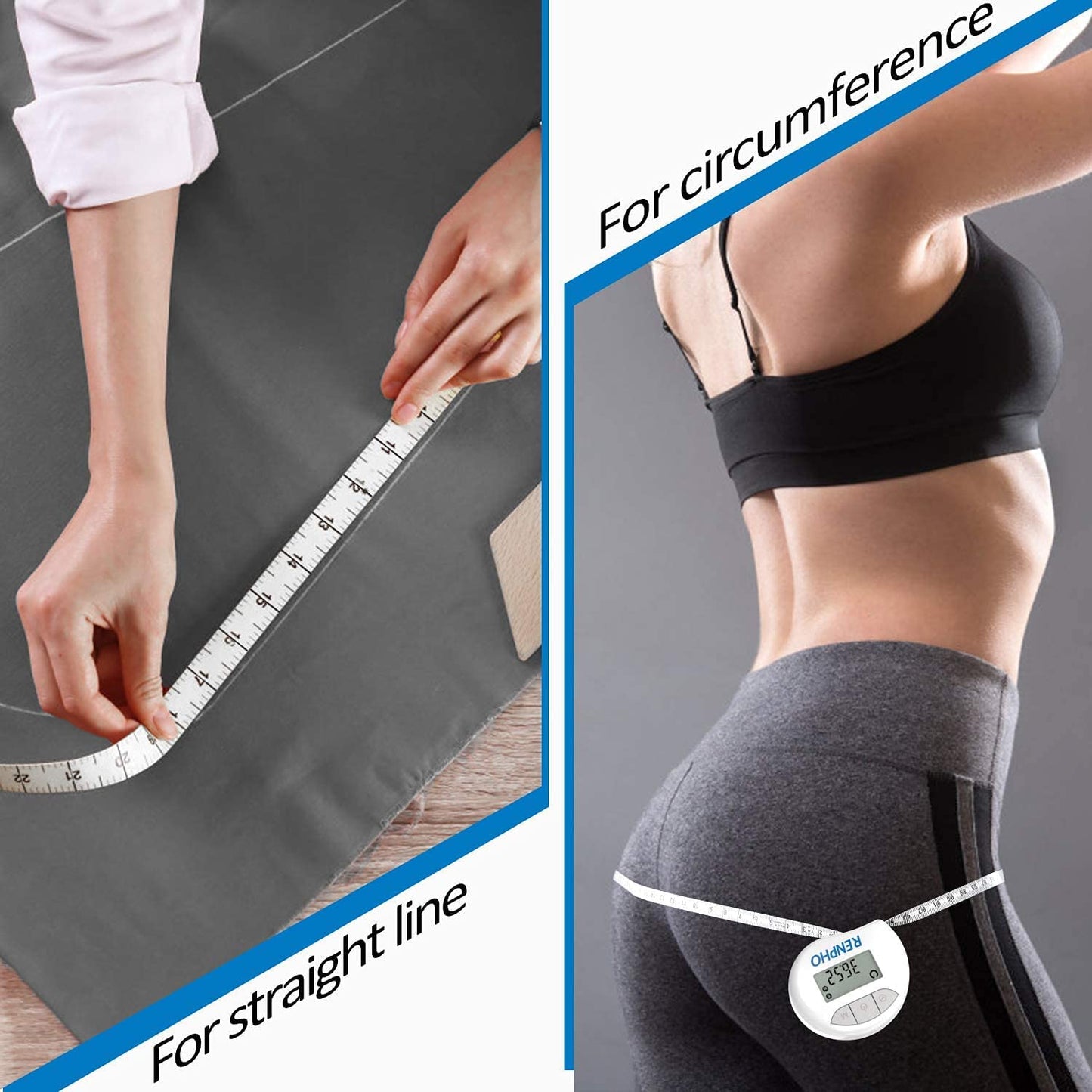 RENPHO Smart Body Bluetooth Tape Measure with App (RF-BMF01) PACKAGING MAY VARY