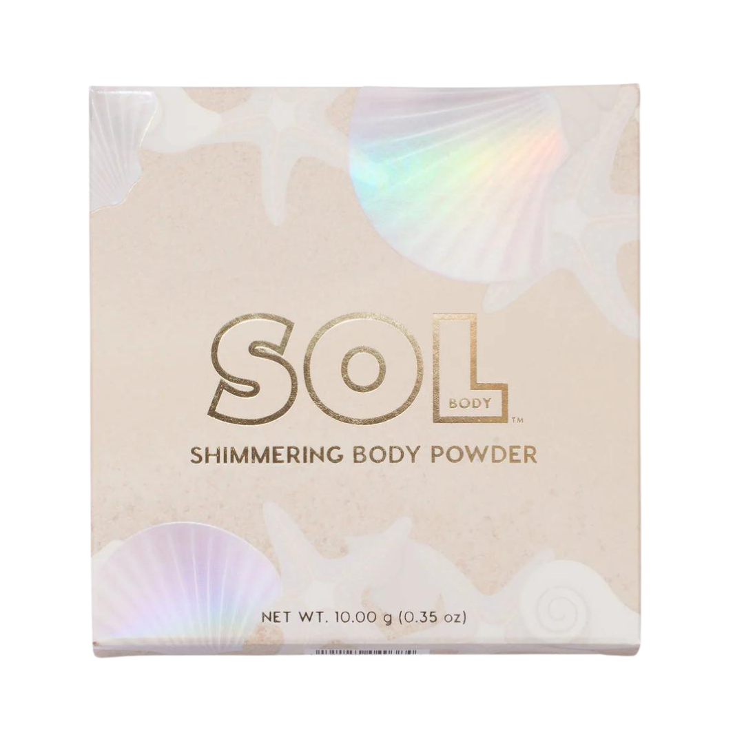 SOL Shimmering Body Powder Skinny Dippin 0.35oz / 10.00g