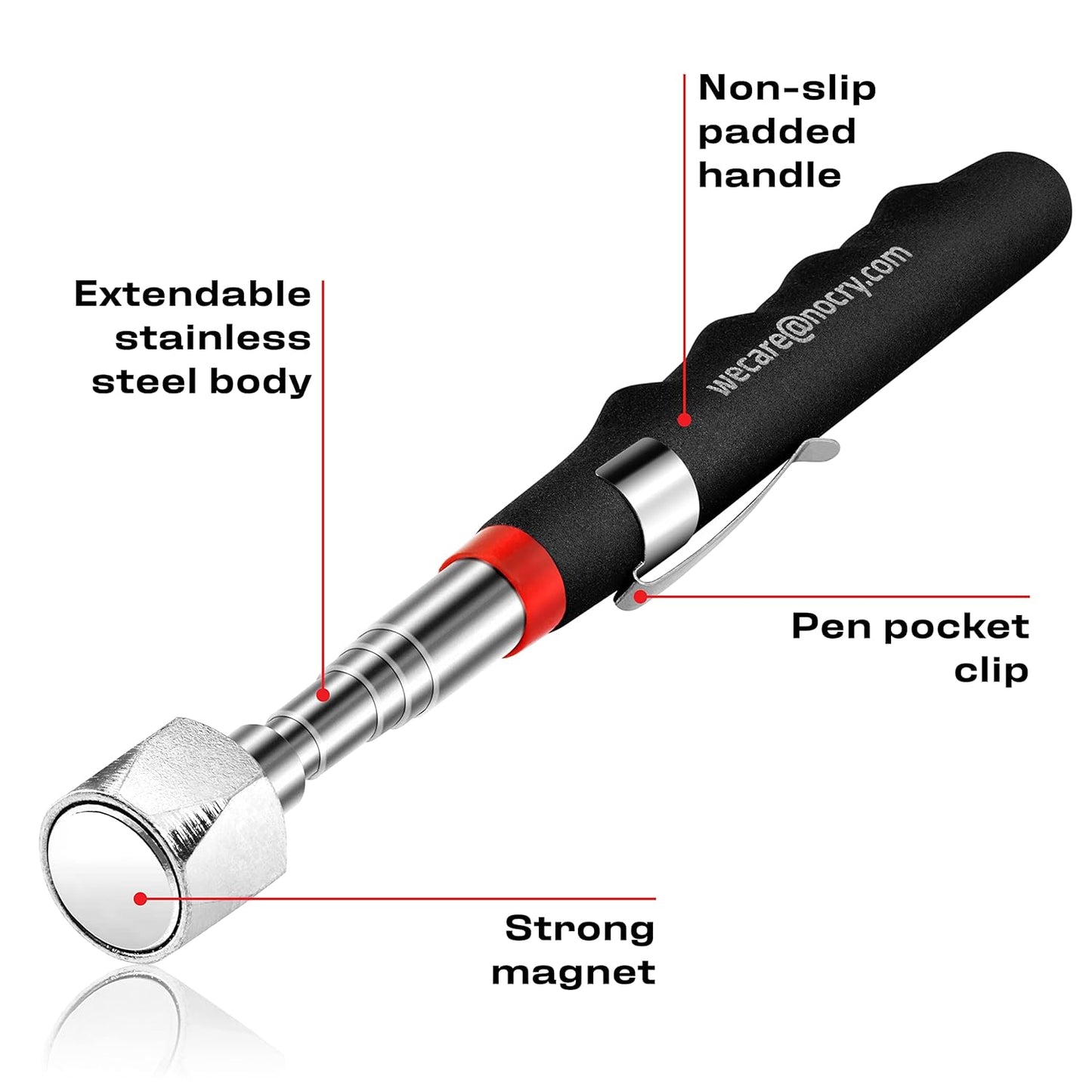 NoCry Telescoping Magnetic Pickup Tool