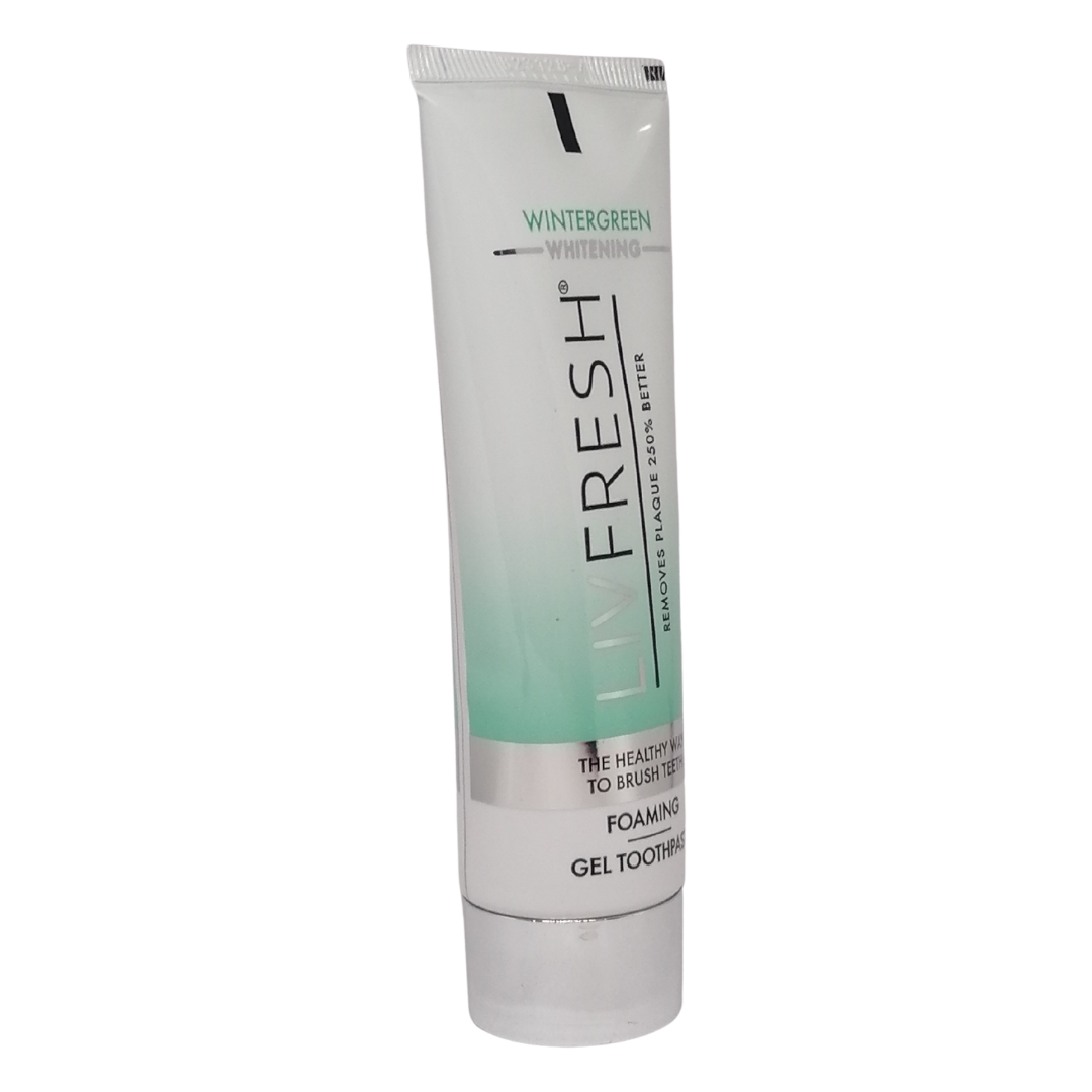 Livfresh Wintergreen Whitening Foaming Gel Toothpaste, 50 g