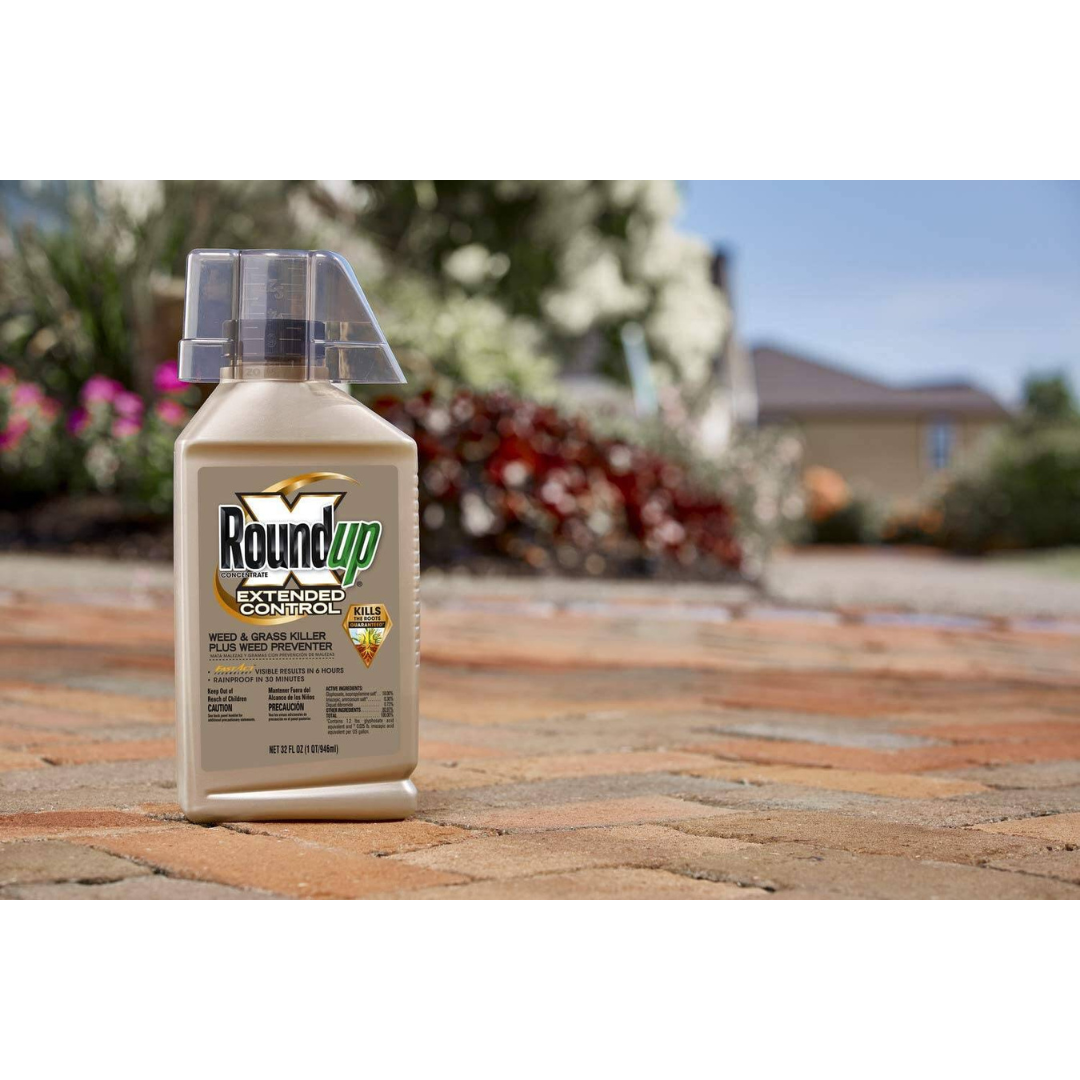 Roundup Extended Control Label Roundup Concentrate Extended Control Grass Killer plus Preventer, 32 f ...